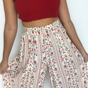 H&M Floral Print Pants